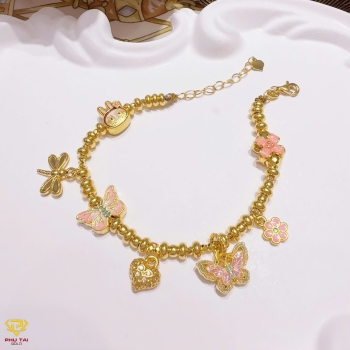 Lắc charm vàng ta (mã LT 1259)